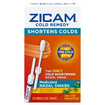 Zicam Nasal Swabs, Medicated, Single Use