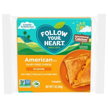 Follow Your Heart Dairy Free Vegan American Style Sliced Cheese