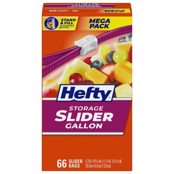 Hefty Slider Bags, Storage, Gallon, Mega Pack | Publix Super Markets