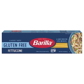 Barilla Gluten Free Fettuccine Pasta - Non-GMO Gluten Free Pasta Made with Blend of Corn & Rice - Vegan Pasta