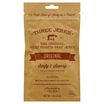 Three Jerks Jerky Beef Jerky, Original