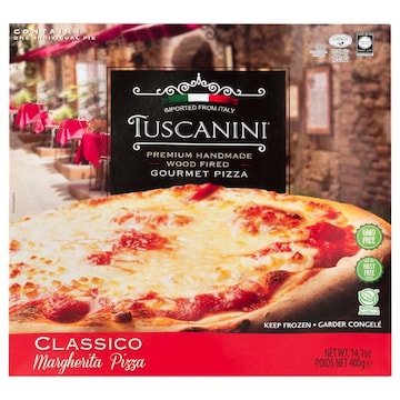 Tuscanini Premium Handmade Wood Fired Gourmet Classico Margherita Pizza