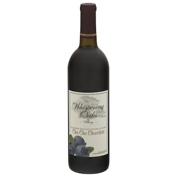 Whispering Oaks Blueberry Wine, Cha Cha Chocolate