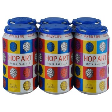 Coast Brewing Beer, India Pale Ale, Hop Art