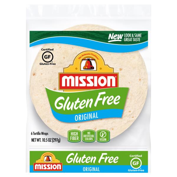 Mission Tortilla Wraps, Gluten Free, Original Publix Super Markets