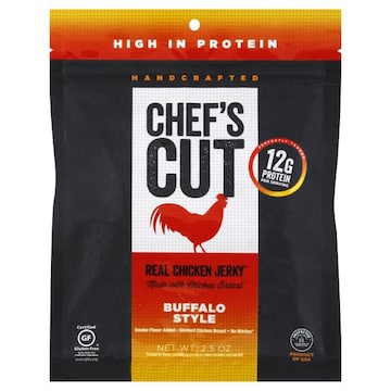 Chef's Cut Jerky Jerky, Real Chicken, Buffalo Style