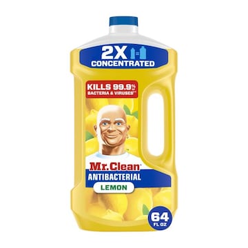 Mr. Clean Antibacterial All Purpose Cleaner, Cleaning Liquid, Lemon, 64oz