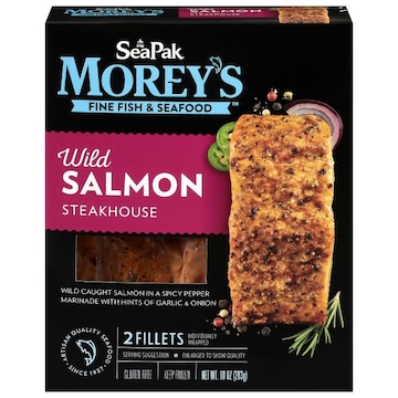 SeaPak Morey's Salmon, Wild, Steakhouse