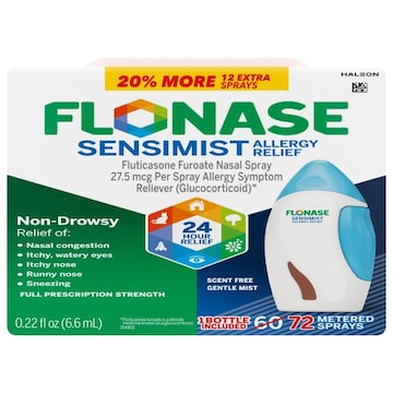 Flonase Sensimist Non-Drowsy Allergy Relief Nasal Spray