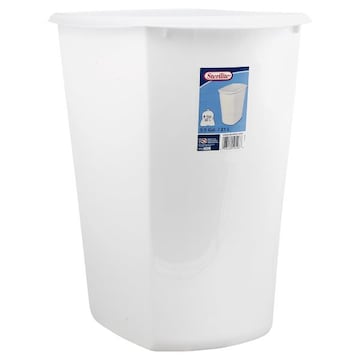 Sterilite Waste Basket, White, 5.5 Gallon