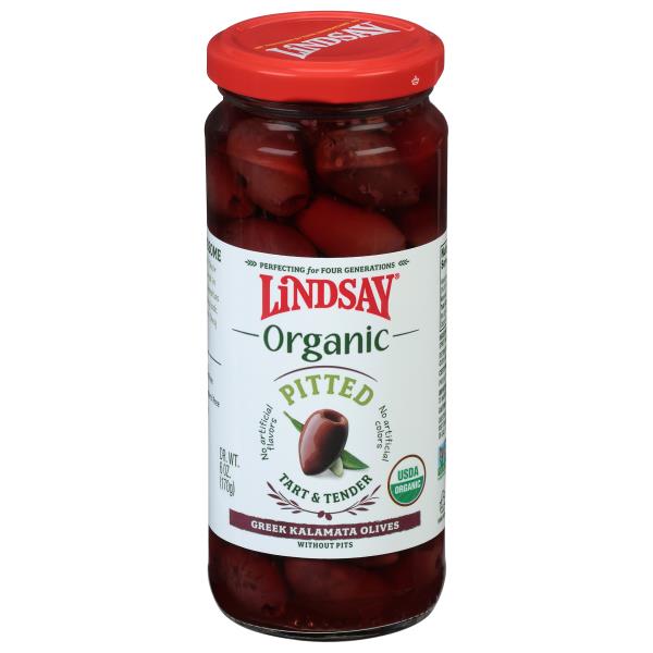 Lindsay Olives, Organic, Pitted, Green Kalamata Publix Super Markets