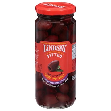 Lindsay Olives, Pitted, Tart & Tender, Greek Kalamata