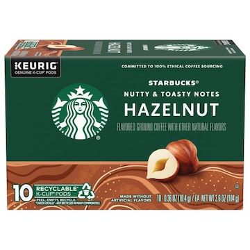 Starbucks Coffee, Hazelnut, K-Cup Pods