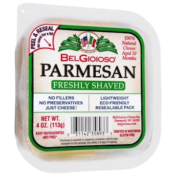BelGioioso Cheese, Parmesan, Freshly Shaved