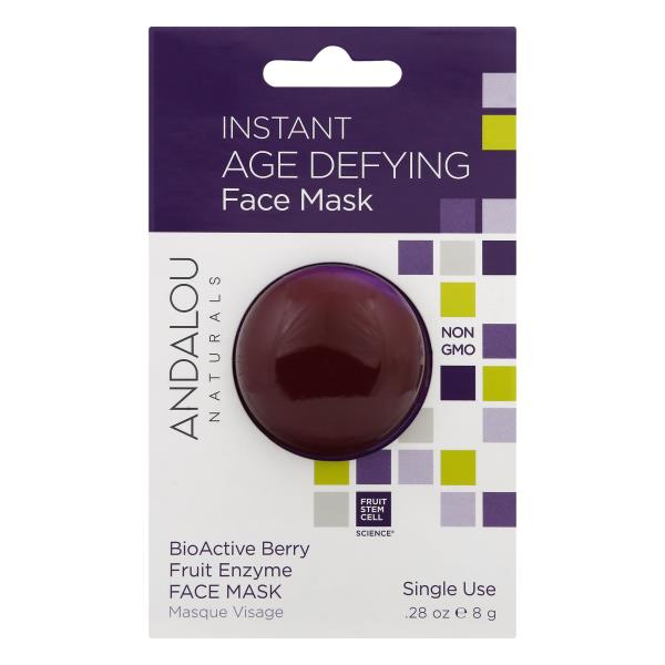 Andalou Naturals Face Mask, BioActive Berry Fruit Enzyme, Instant Age