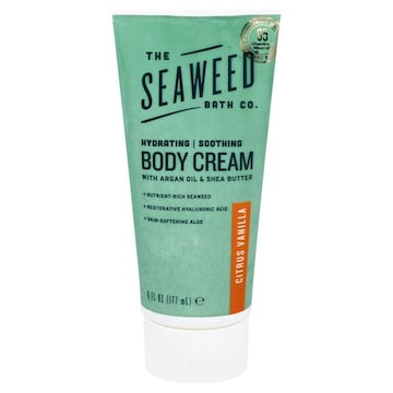 Seaweed Bath Co. Body Cream, Citrus Vanilla, Hydrating Soothing