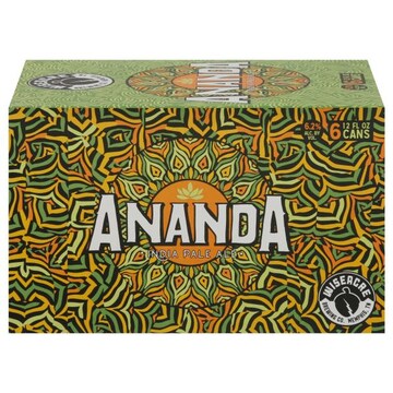 Wiseacre Brewing Co. Beer, India Pale Ale, Ananda