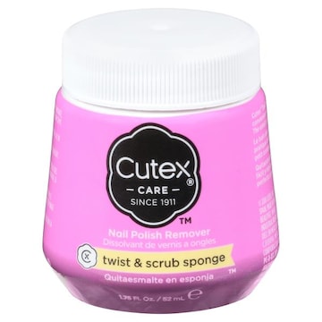 Cutex Nail Polish Remover, Twist & Scrub Sponge