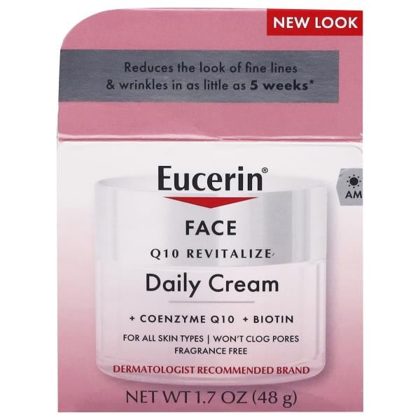 Eucerin Face Cream, Q10 AntiWrinkle Publix Super Markets