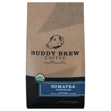 Buddy Brew Coffee Coffee, Whole Bean, Sumatra