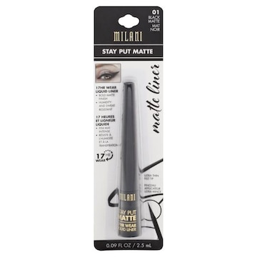 Milani Stay Put Liquid Eyeliner, Black Matte 01