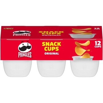 Pringles Potato Crisps Chips Original, Lunch Snacks