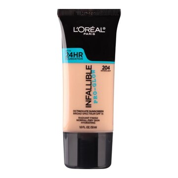 L'Oreal Paris Infallible Pro-Glow SPF Foundation, 24HR Coverage Natural Buff