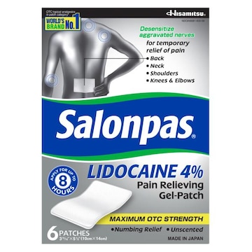 Salonpas Pain Relieving Gel-Patch, Maximum Strength, Patches