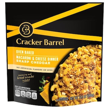 Cracker Barrel Oven Baked Sharp Cheddar Macaroni & Cheese Dinner