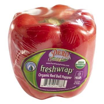 Pero Family Farms Freshwrap Bell Pepper, Organic, Red