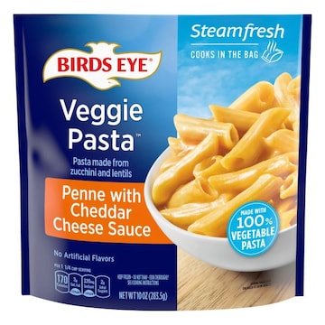 Birds Eye Veggie Pasta, Penne with Cheddar Cheese Sauce