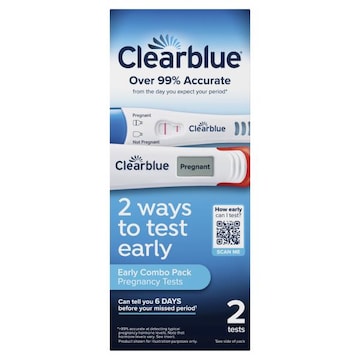 Clearblue Clearblue Early Combo Pack Pregnancy Test Kit, 2 Ct