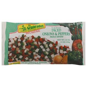 El Sembrador Onions & Peppers, Diced, Fresh Frozen