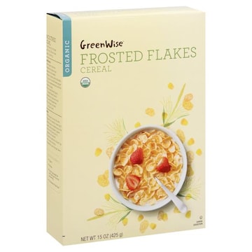 GreenWise Cereal, Organic, Frosted Flakes