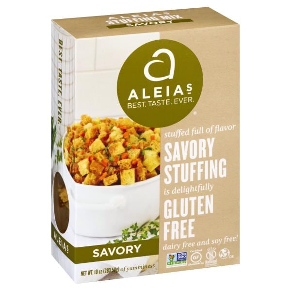 Aleia's Stuffing Mix, Gluten Free, Savory Publix Super Markets