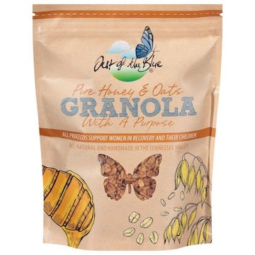 Out of the Blue Granola, Pure Honey & Oats