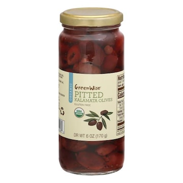 GreenWise Kalamata Olives, Gluten Free, Organic, Pitted