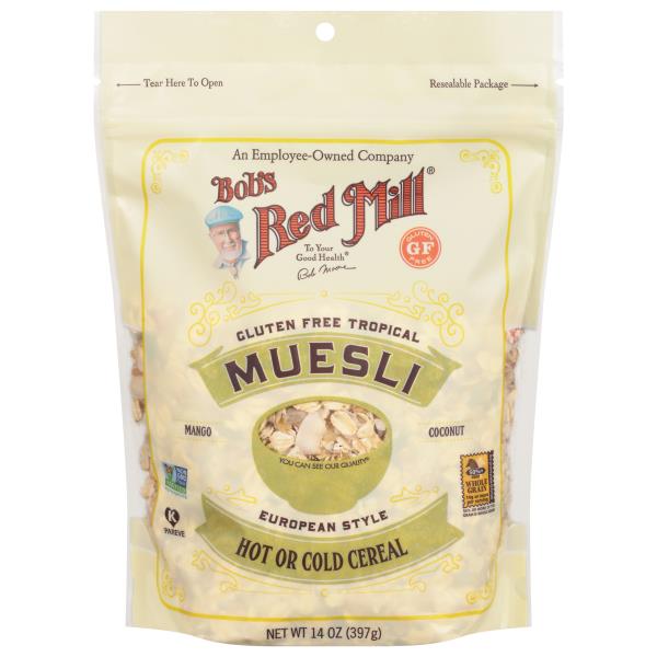 Bob's Red Mill Muesli, Gluten Free, Tropical European Style Publix Super Markets