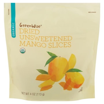 GreenWise Mango Slices, Organic, Unsweetened, Dried