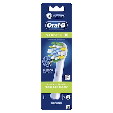 Oral-B Floss Action X-Filament Brush Heads, 2 Ct