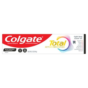 Colgate Total Toothpaste, Whitening + Charcoal