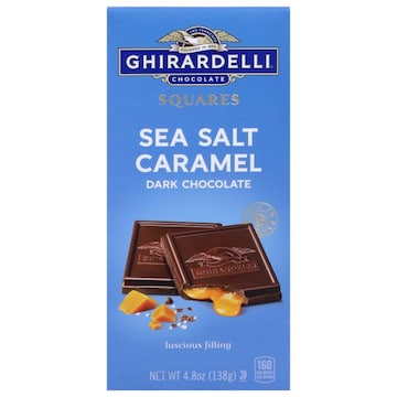 Ghirardelli Squares Sea Salt Caramel Dark Chocolate
