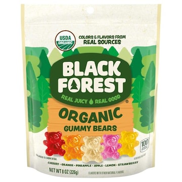 Black Forest Organic Cherry/Orange/Pineapple/Apple/Lemon/Strawberry Gummy Bears