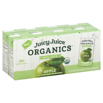 Juicy Juice ORGANICS 100% JUICE, APPLE, 8 PACK