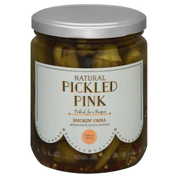 Pickled Pink Natural Smokin' Okra