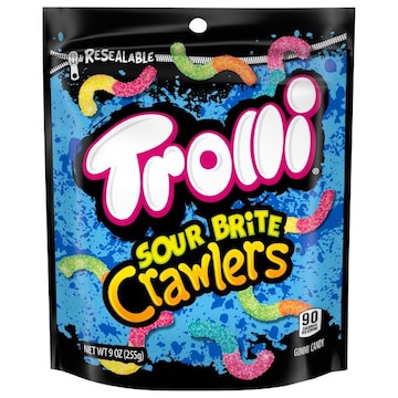 Trolli Gummi Candy, Sour Brite Crawlers
