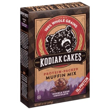 Kodiak Muffin Mix, Protein-Packed, Double Dark Chocolate