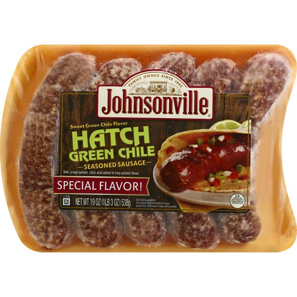 Johnsonville Sausage, Seasoned, Hatch Green Chile Publix Super Markets