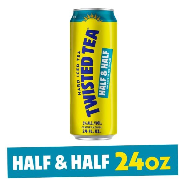 Twisted Tea Hard Iced Tea, Half & Half, with Lemonade Flavor Publix