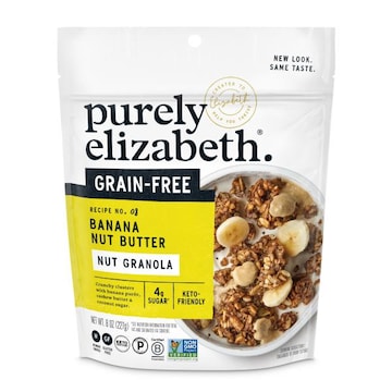 Purely Elizabeth Granola, Keto, Grain-Free, Banana Nut Butter